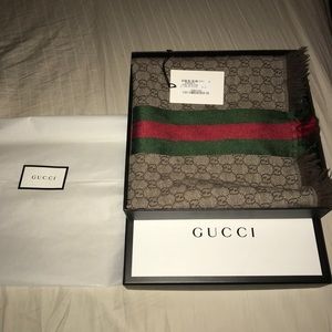 Brand new 100% authentic Gucci scarf!